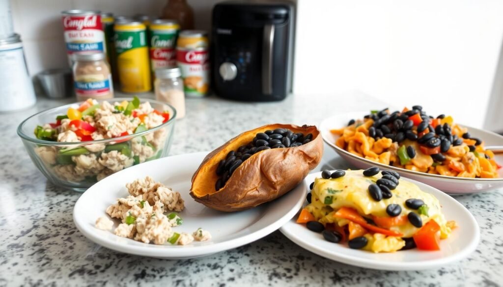 Quick emergency dinner ideas for weight loss using pantry staples